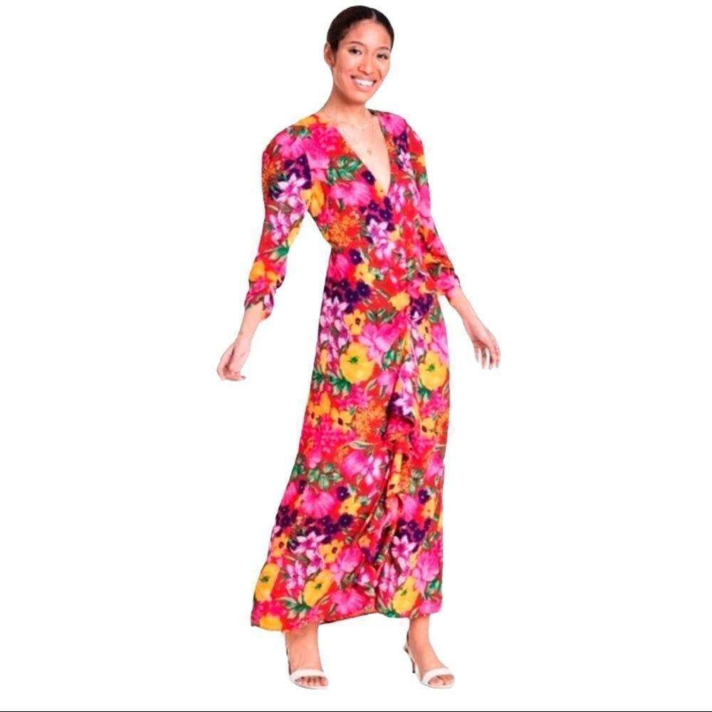 NWT RIXO+Target Cascade Ruffle Dress